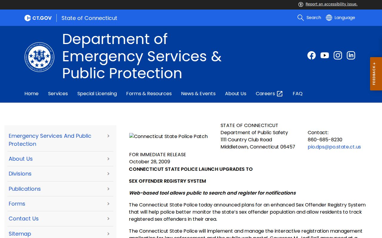 Hartford City sex offender registry search and alert information